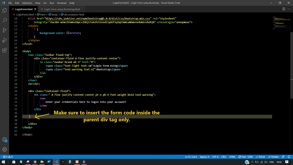 Bootstrap Tutorial: Easy way to create a Login Form 11 Bootstrap Tutorial: Easy way to create a Login Form