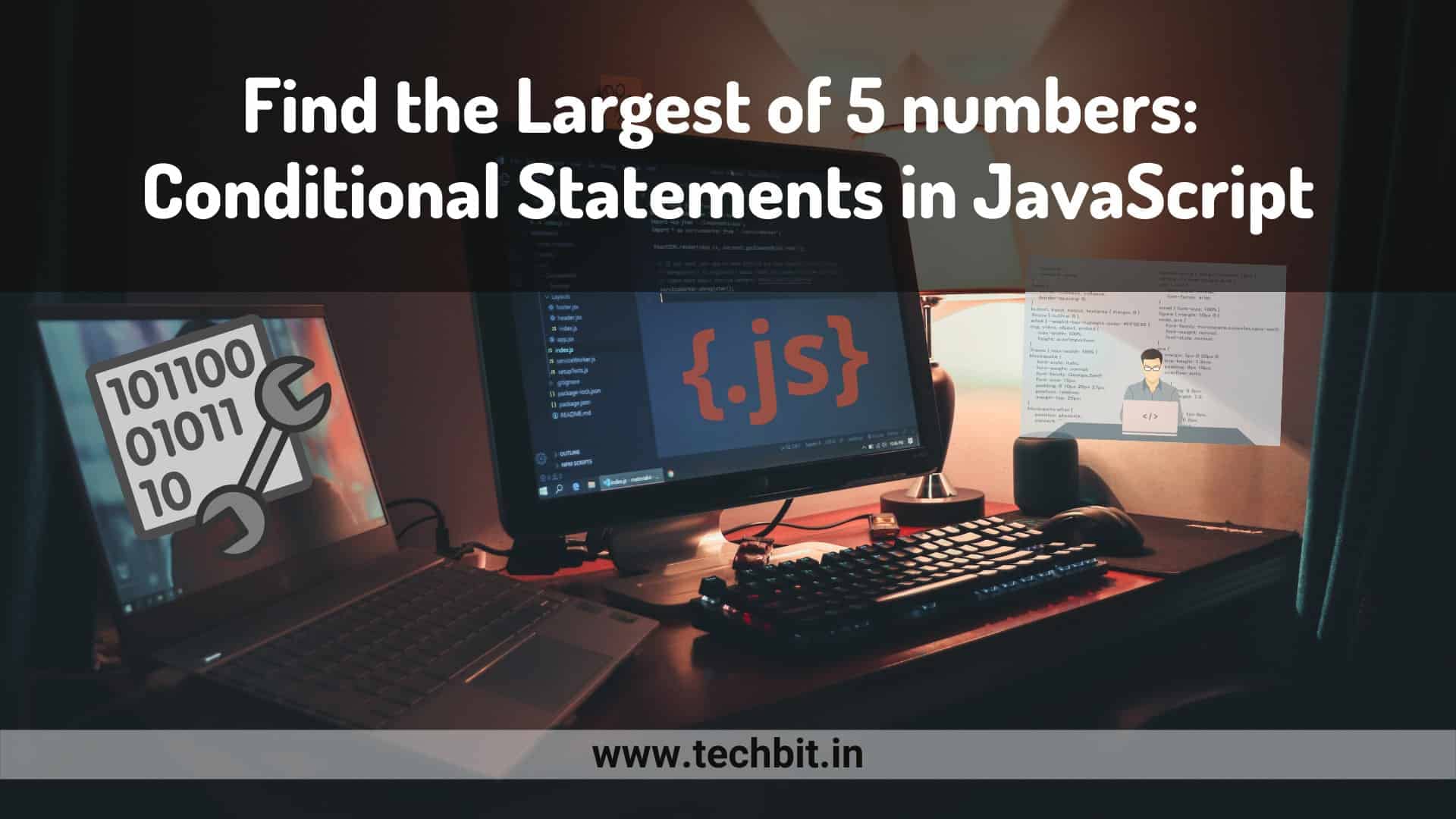 Find the Largest of 5 numbers: Conditional Statements in JavaScript ...