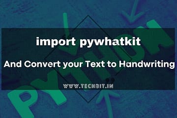 Python 01: How To Easily Convert Text To Handwritten Notes using Pywhatkit? 35 Python 01:How To Convert Digital Notes To Handwritten Notes?