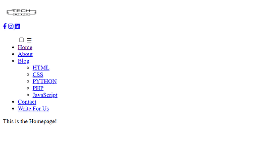 Make an Attractive Responsive Navigation Bar Using HTML and CSS 3 This is the outcome of what we've coded till now