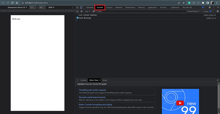 Make Your JavaScript Functions Understanding Clear With This Tutorial! 2 Console in the chrome developer tools